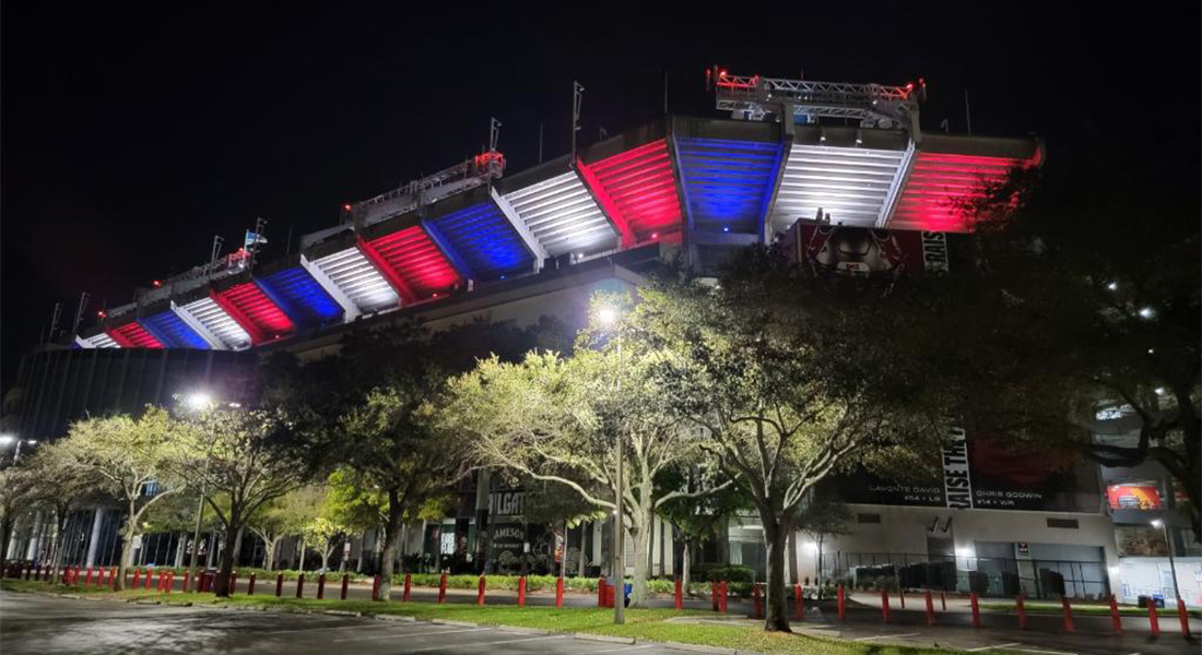 Raymond James Stadium Tampa Florida LED Stadium Lighting